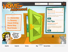 Tablet Screenshot of homeaddressed.com.au